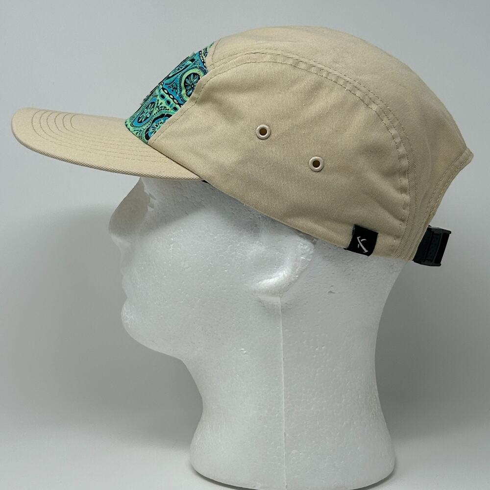 Lost Enterprises Camp Hat Baseball Cap 5 Panel Strapback Beige Surfer Surfing - Picture 7 of 10